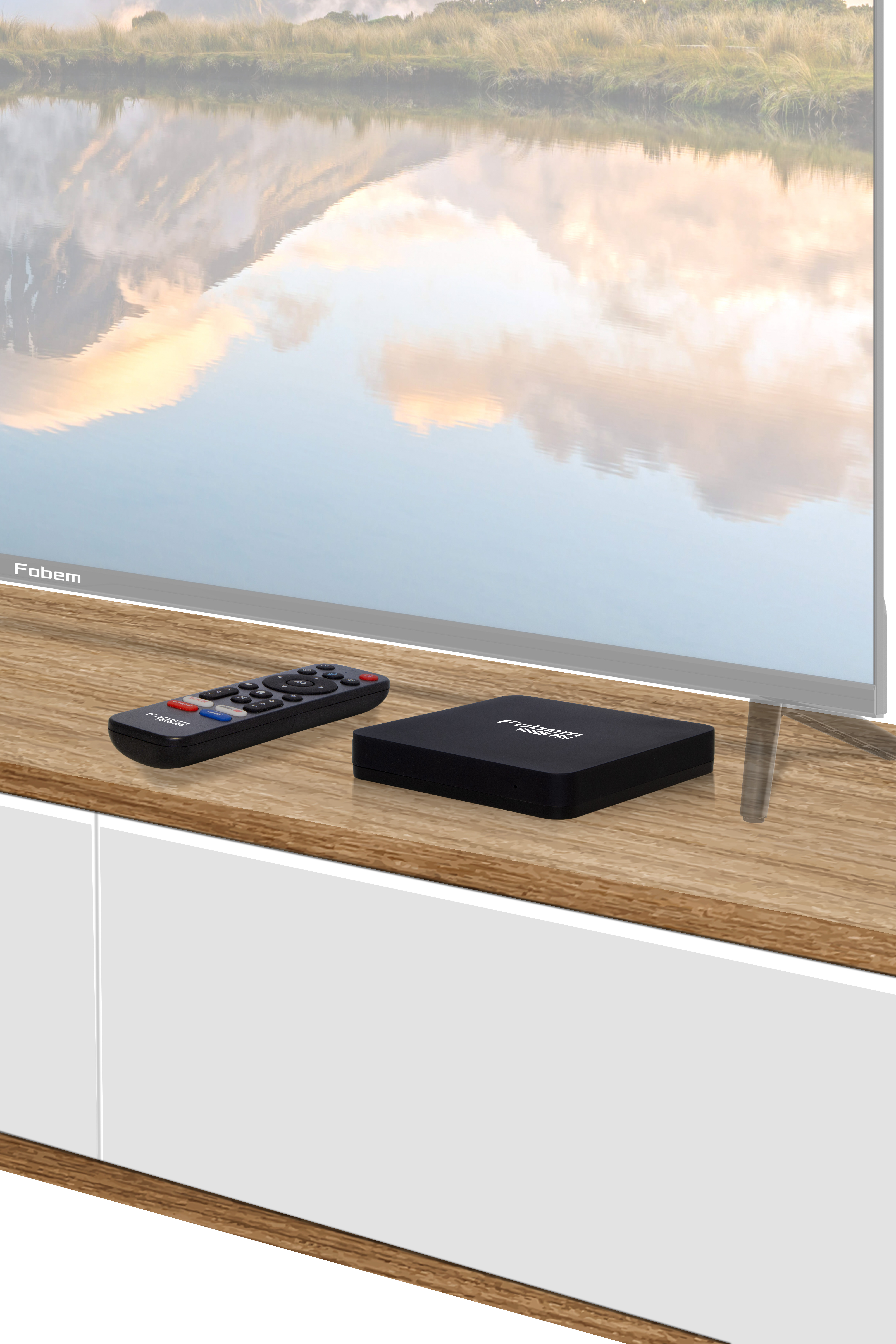 Fobem Vision Pro 6K Android Tv Box Medya Oynatıcı Sesli Komut Bluetooth WiFi 4 Gb Ram 64 Gb Hafıza