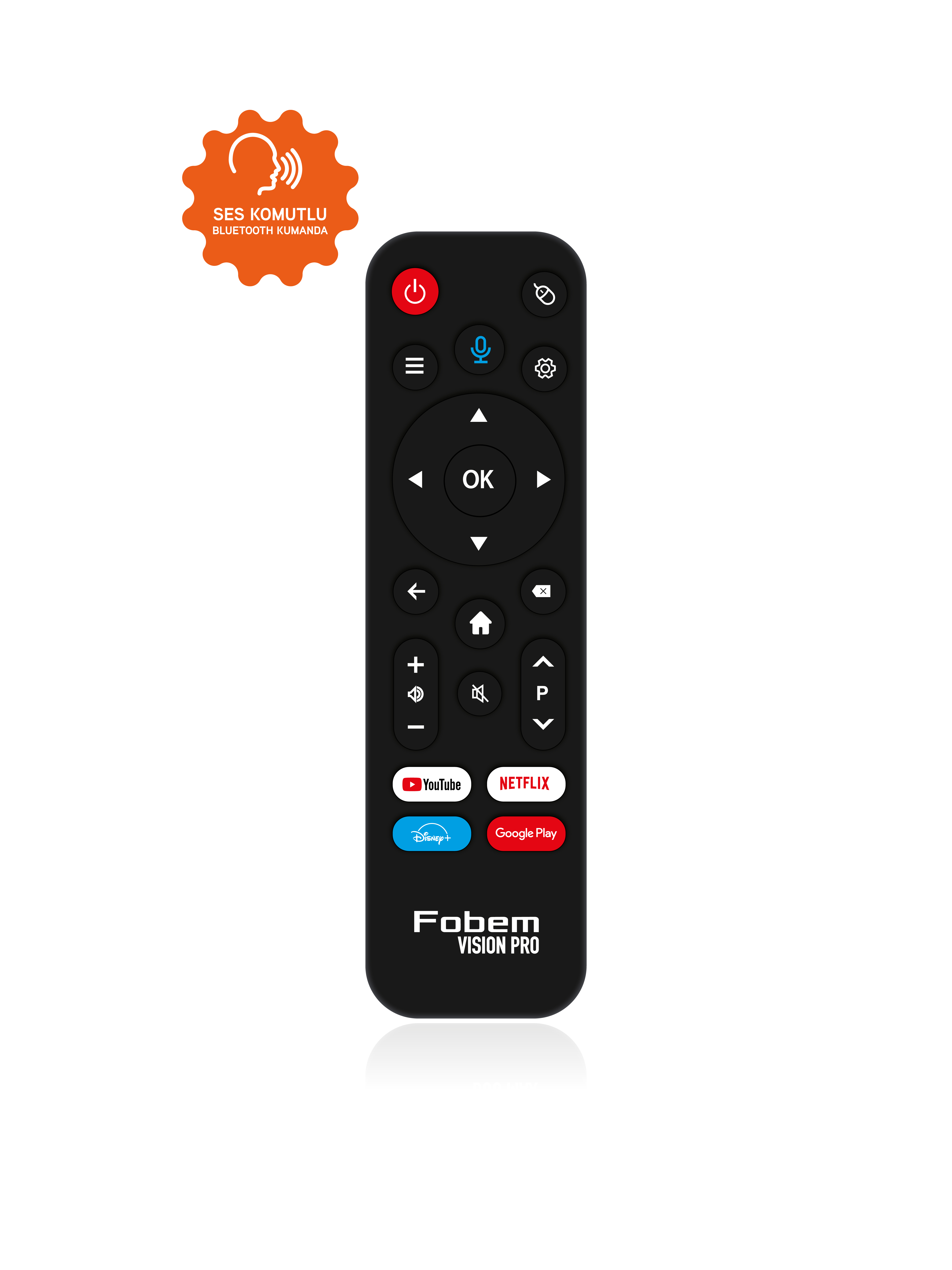 Fobem Vision Pro 6K Android Tv Box Medya Oynatıcı Sesli Komut Bluetooth WiFi 4 Gb Ram 64 Gb Hafıza