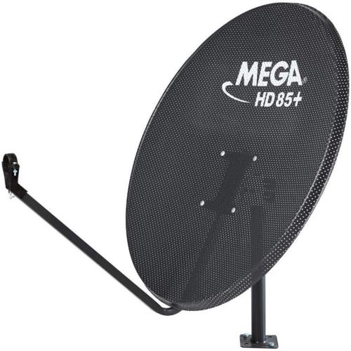 Mega 85Cm Ofset Delikli Antrasit Çanak Anten