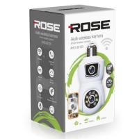 Rose Ahd30125 Akıllı Wireless Ampül Kamera 360Derece Hareketli Çift Kameralı
