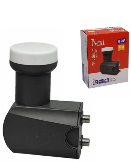 Next YE-202 Platinum 0.1dB Full HD 4K Twin İki Çıkışlı Lnb