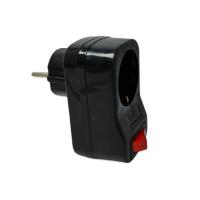 Ufo Tekli Akım Korumalı Anahtarlı Priz Siyah 3500W 16A
