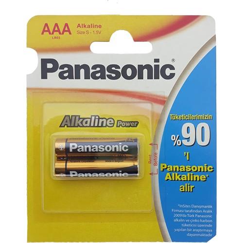 Panasonic Alkaline Power Aaa Ince Kalem Pil 2'Li Lr03