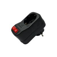 Ufo Tekli Akım Korumalı Anahtarlı Priz Siyah 3500W 16A