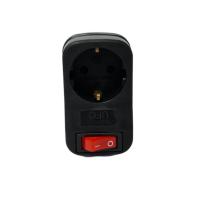 Ufo Tekli Akım Korumalı Anahtarlı Priz Siyah 3500W 16A