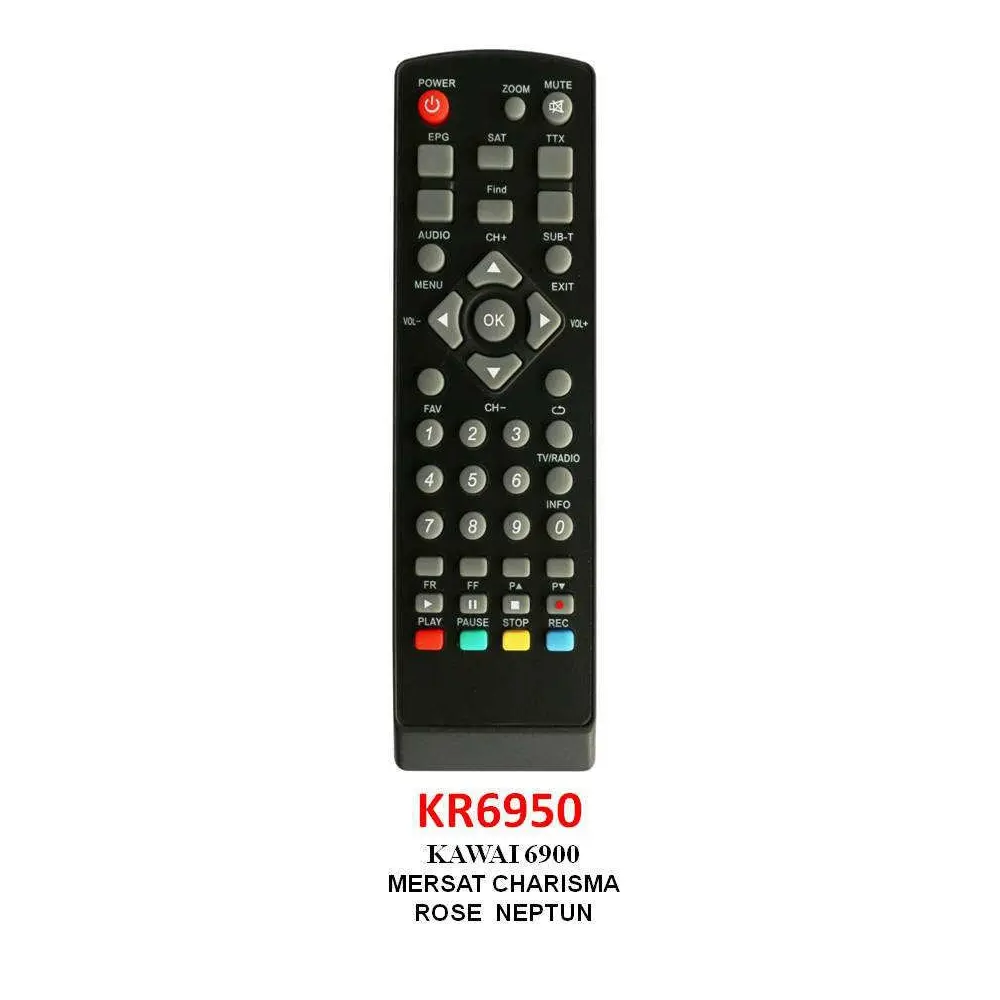 Uydu Kumandası Kawaı Rose Neptun Hd Uydu Kumandası