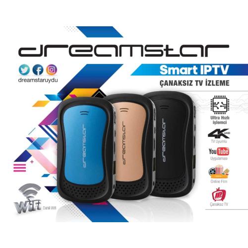 Dreamstar Smart IPTV Uydu Alıcısı Full HD