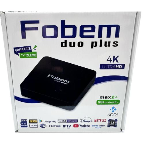 FOBEM Duo Plus 2 Gb Ram 16 Gb Hafıza 4K Ultra HD Android TV Box