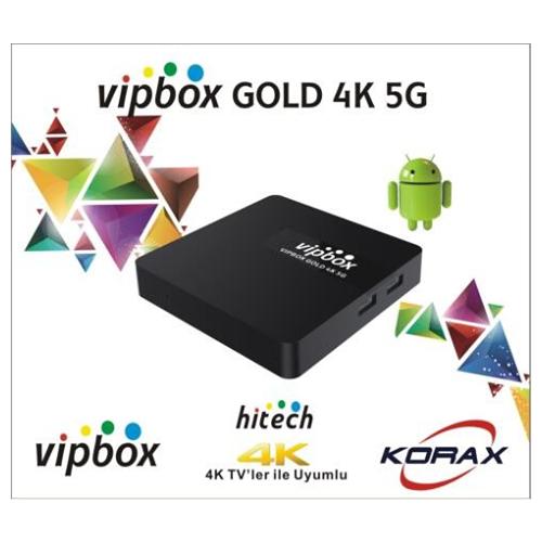 KORAX HITECH VIPBOX GOLD 4K 5G OTT BOX UYDU ALICISI