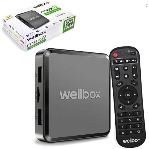 Wellbox Android 12 Wellbox Max2 Android TV Box TVbox IpTV Media Player 2gb Ram 16GB Hafıza